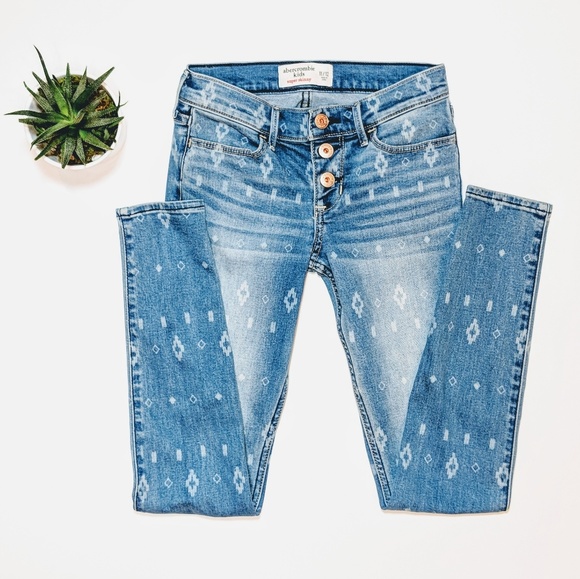 girls button fly jeans